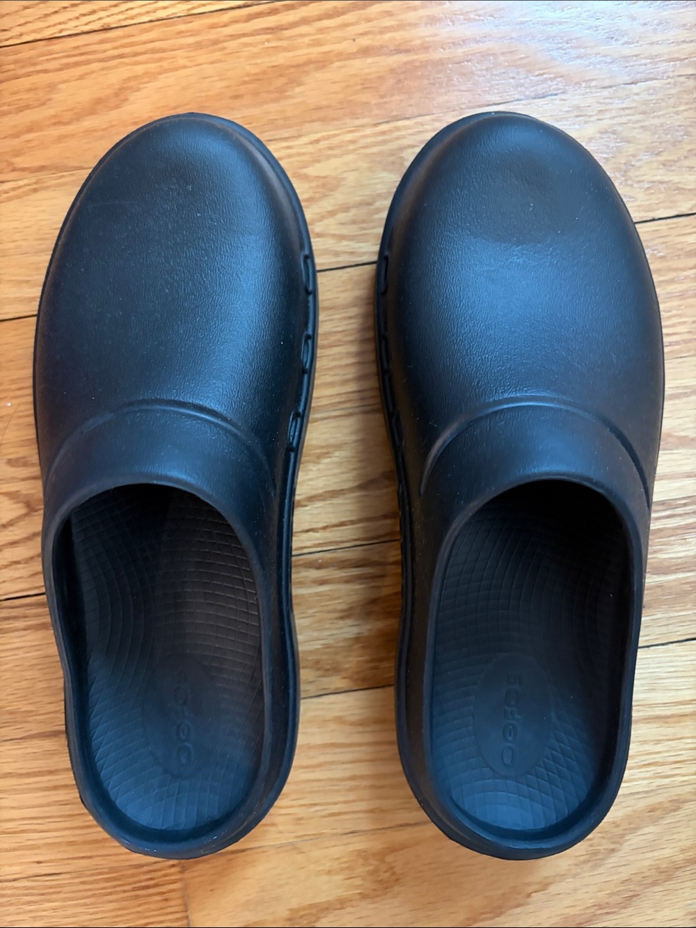 OOFOS Black Women's Clogs